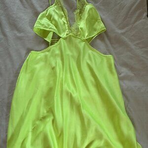 Victoria's Secret Neon Yellow Lingerie Babydoll 💛🔥